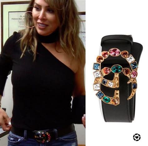 kelly dodd gucci belt bag|Kelly Dodd’s Jeweled Gucci Belt .